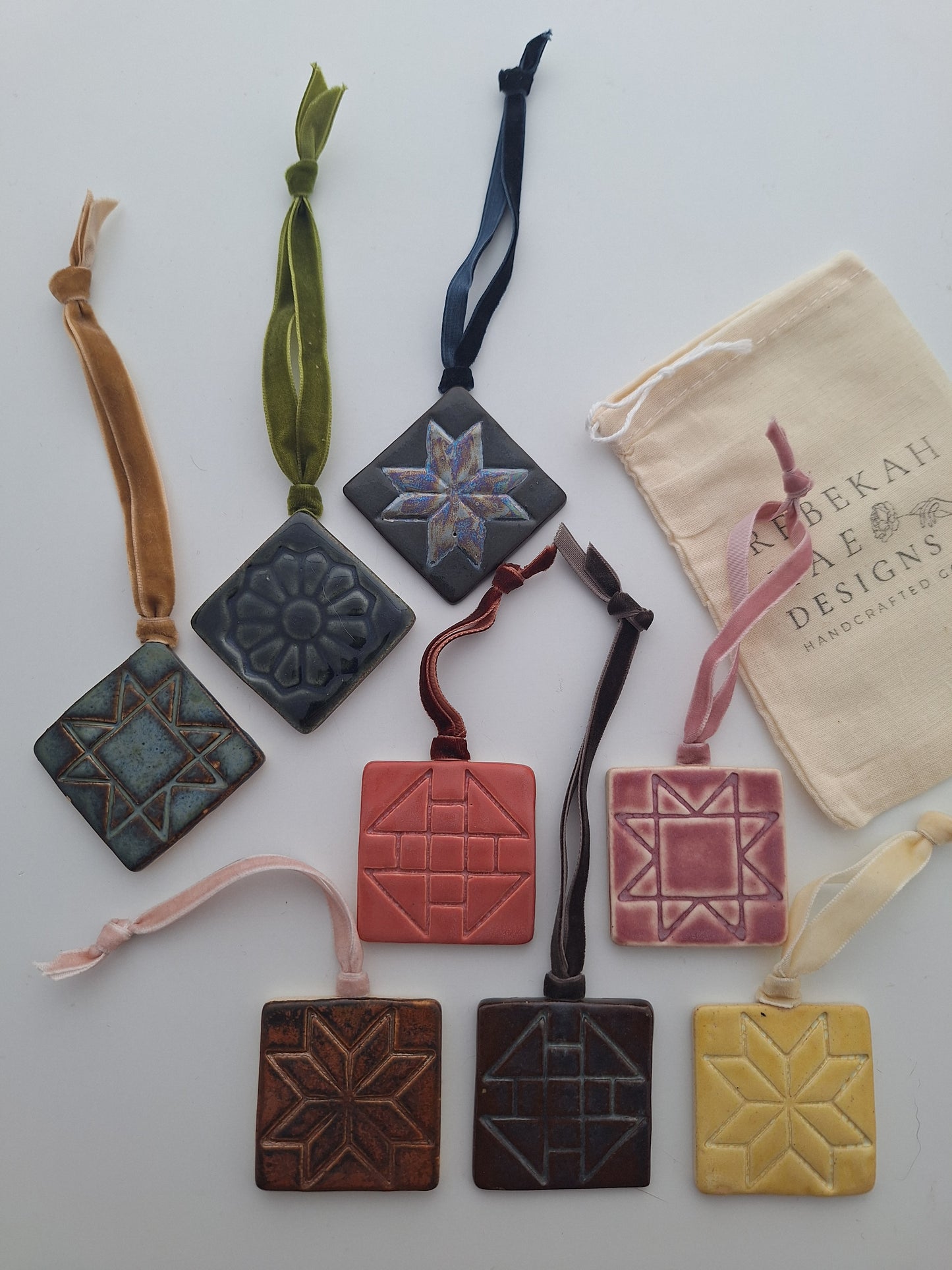 Quilt Block Ornaments