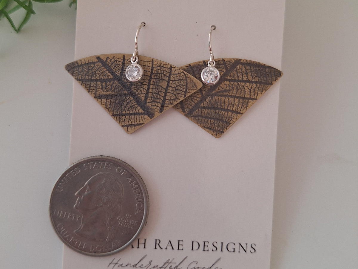 Pressed Leaf Earrings
