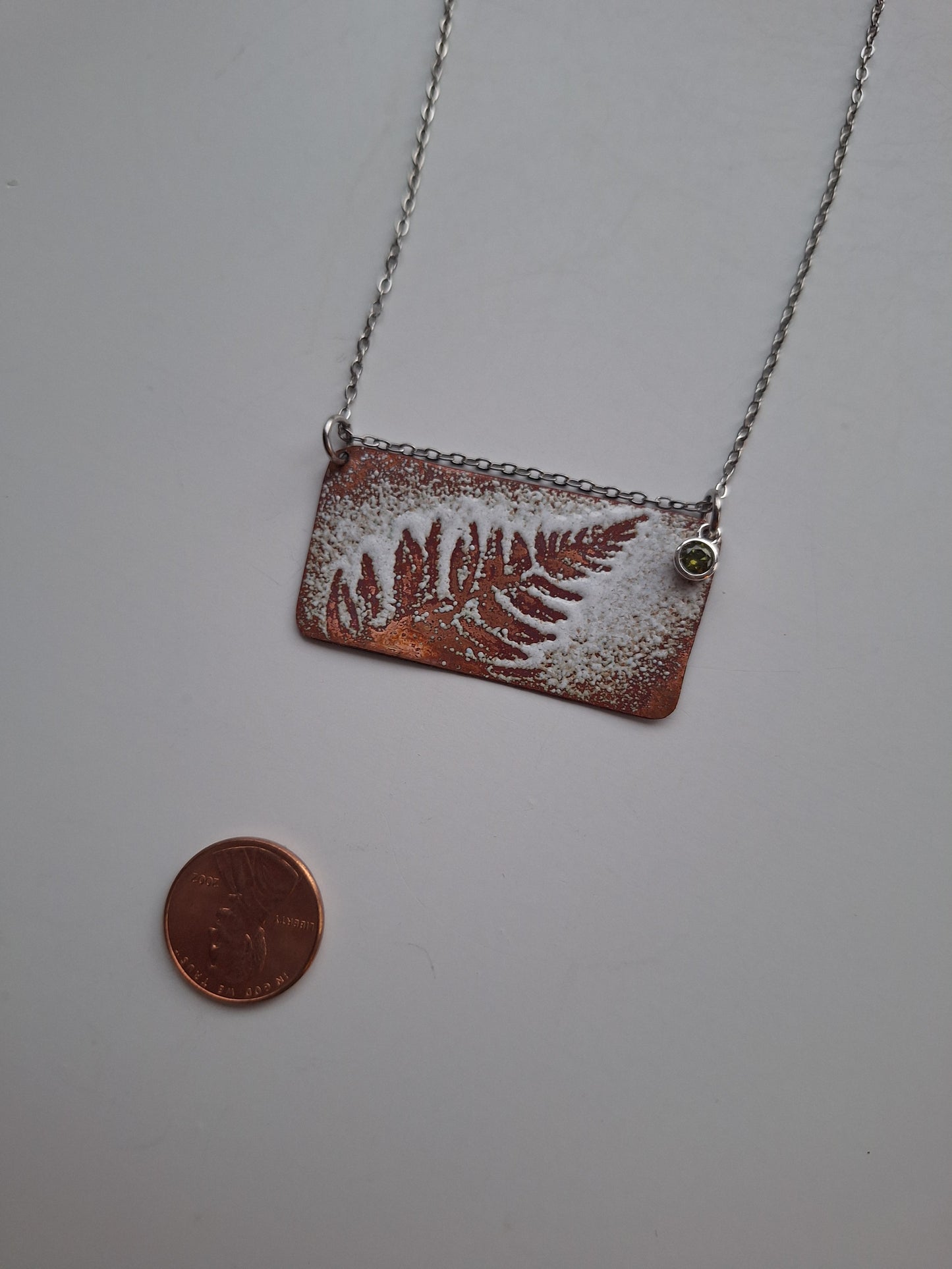 Earthy Fern Necklace