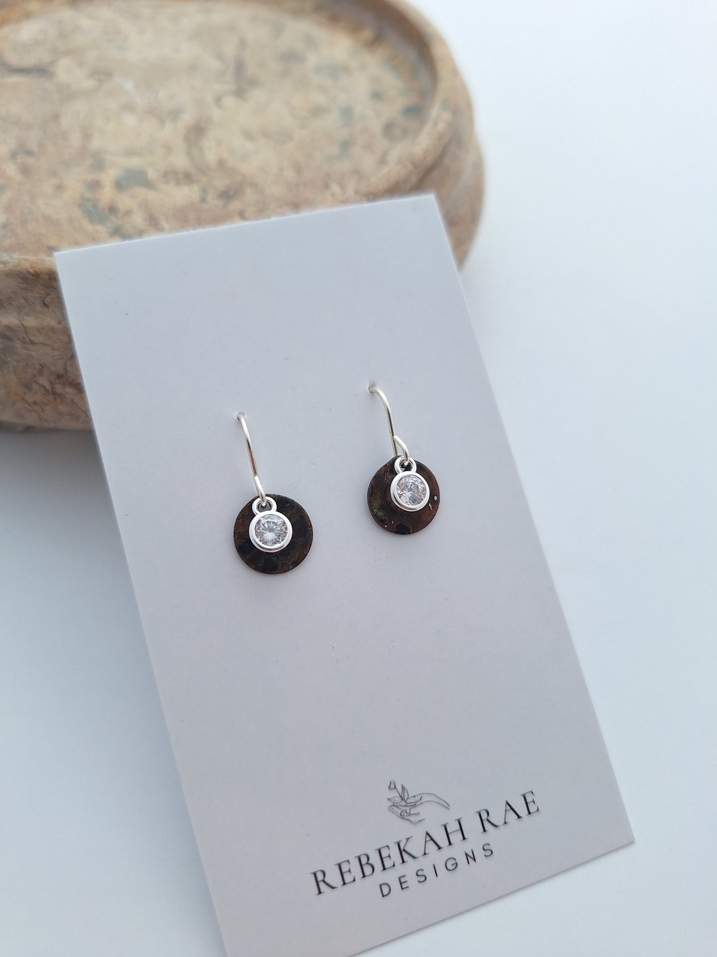 Tiny Moonbeam Earrings