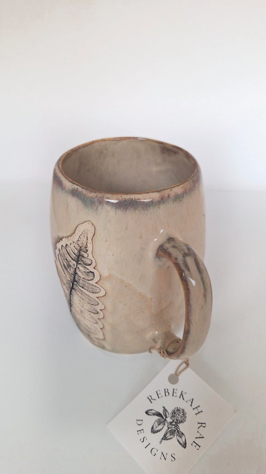Wild Fern Mug - botanical imprint