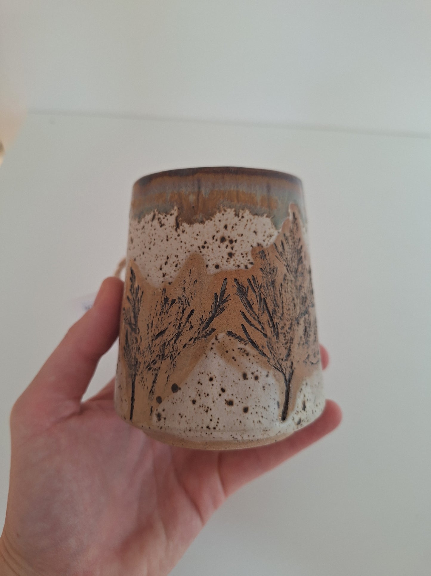 Botanical Tumbler - Juniper - Stemless Wine Cup, Mulled Cider, Cocktail