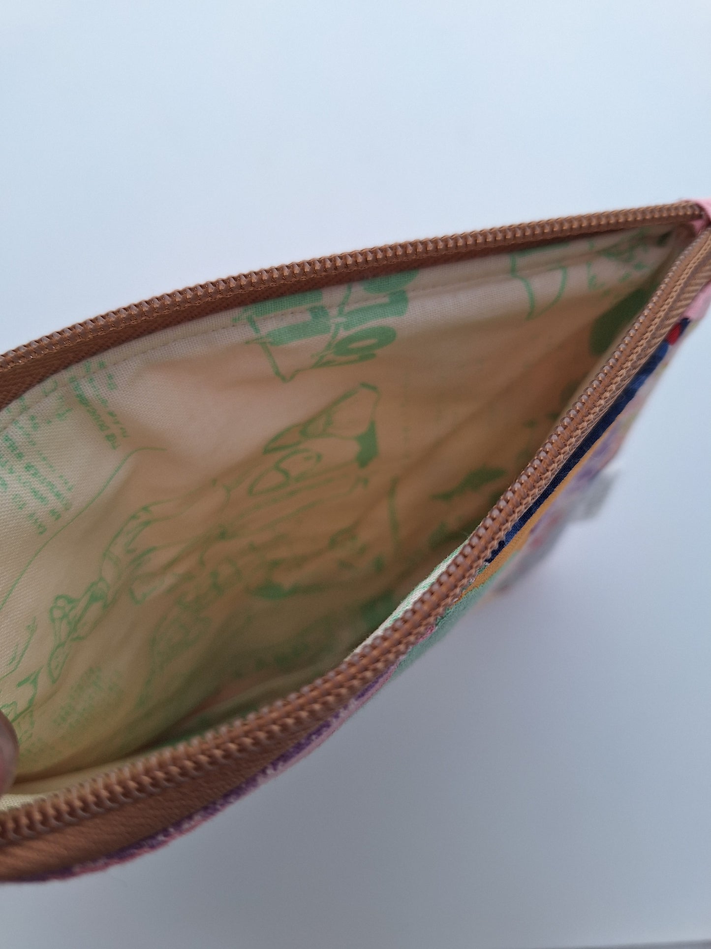 Vintage Patchwork Zipper Pouch