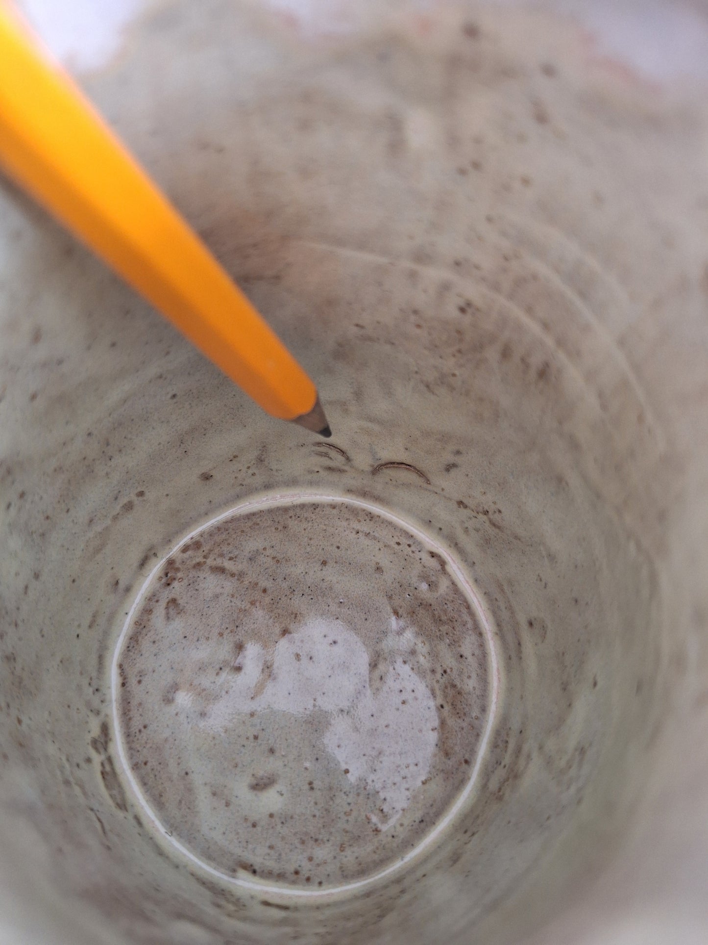 *Perfectly Imperfect* Hand-Carved Mountain Mug – One of a Kind Stoneware Mug