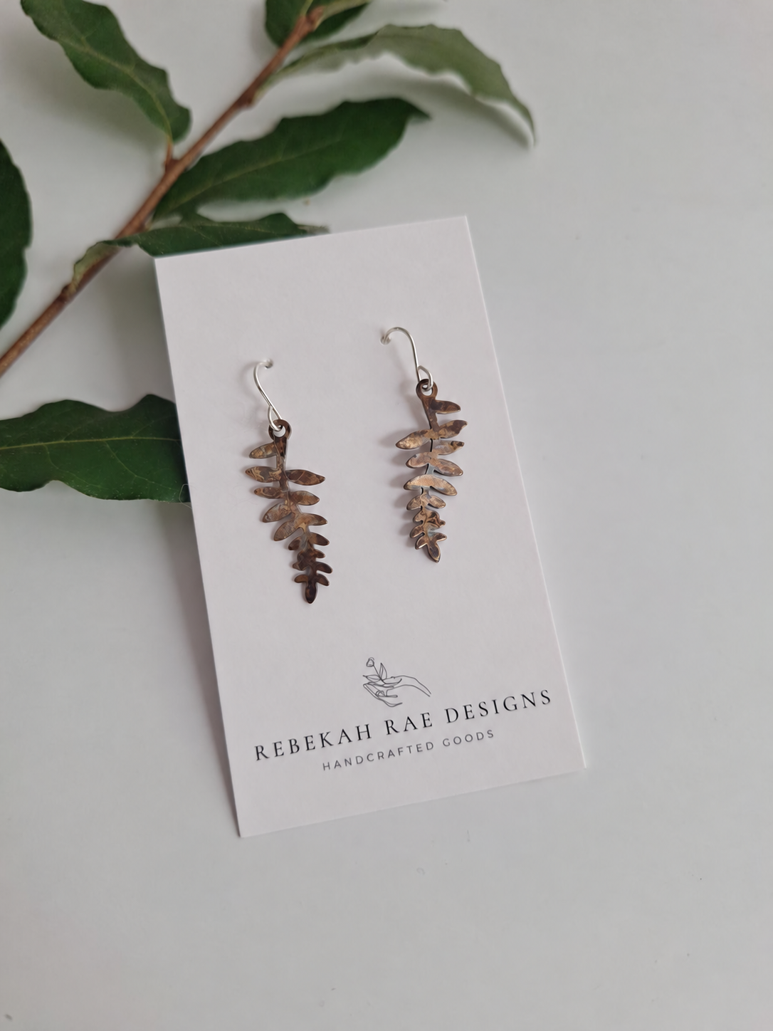 Wood Fern Earrings