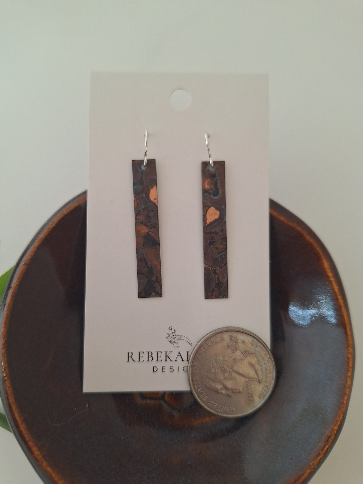 Patina Bar Earrings