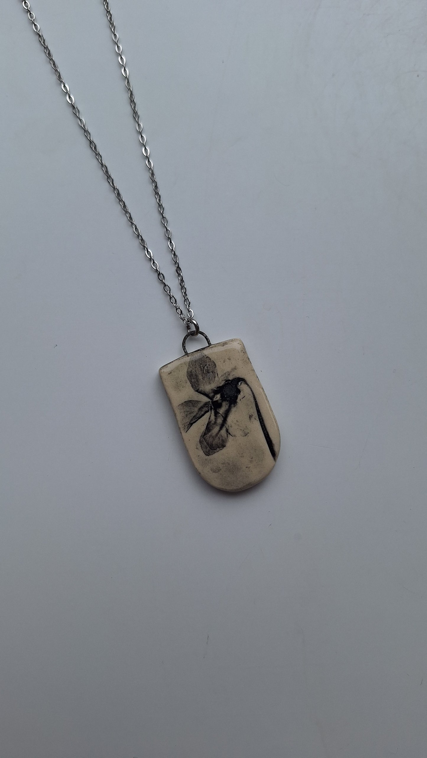 Wild Violet Ceramic Necklace