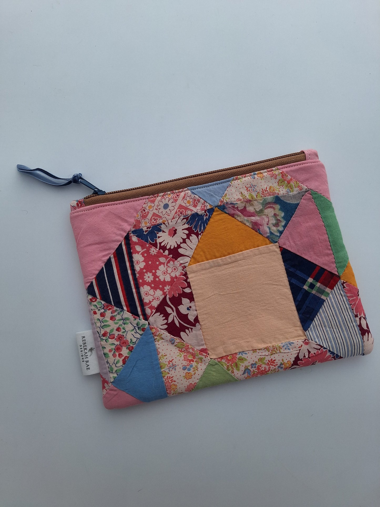 Vintage Patchwork Zipper Pouch