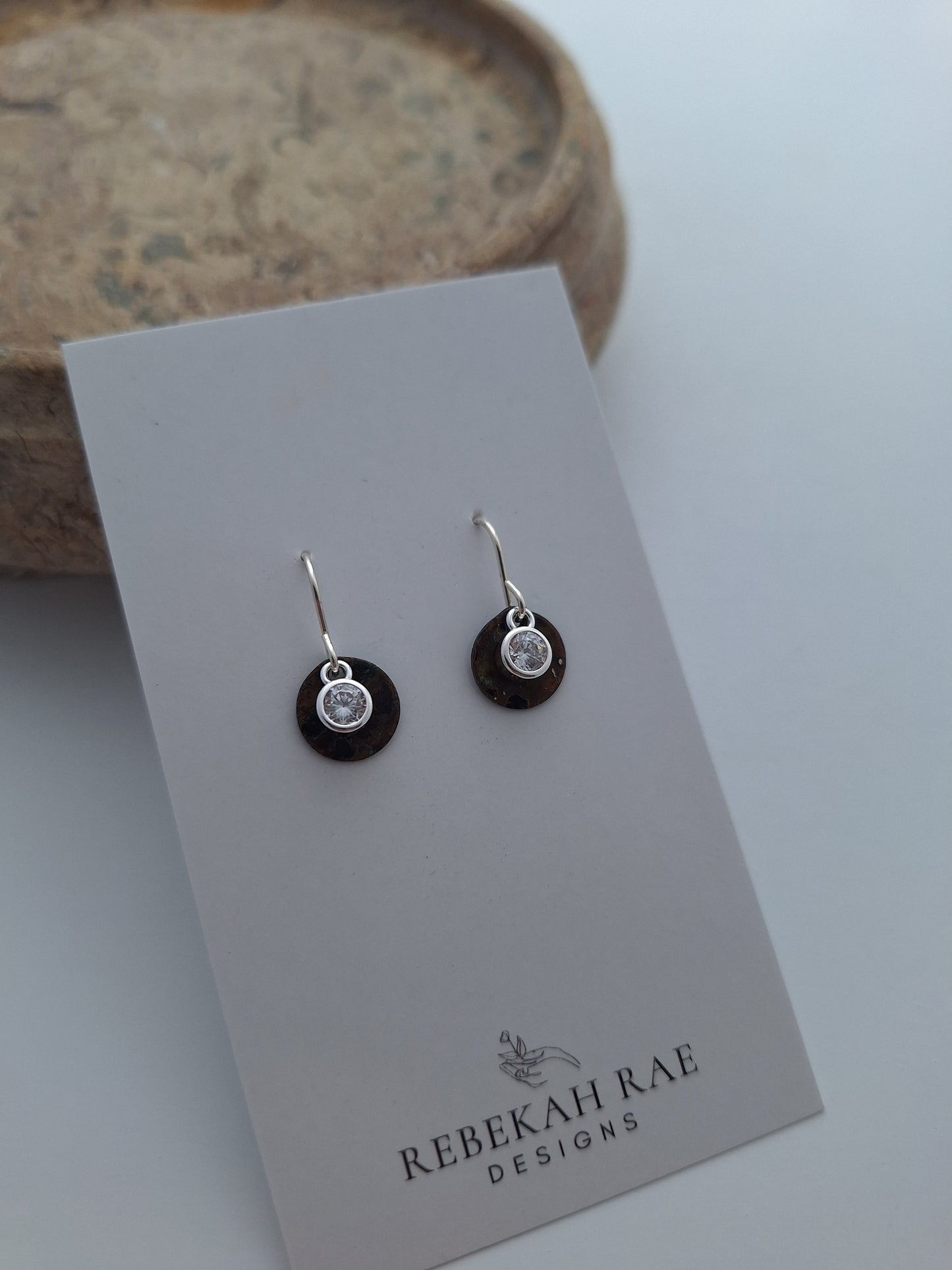 Tiny Moonbeam Earrings