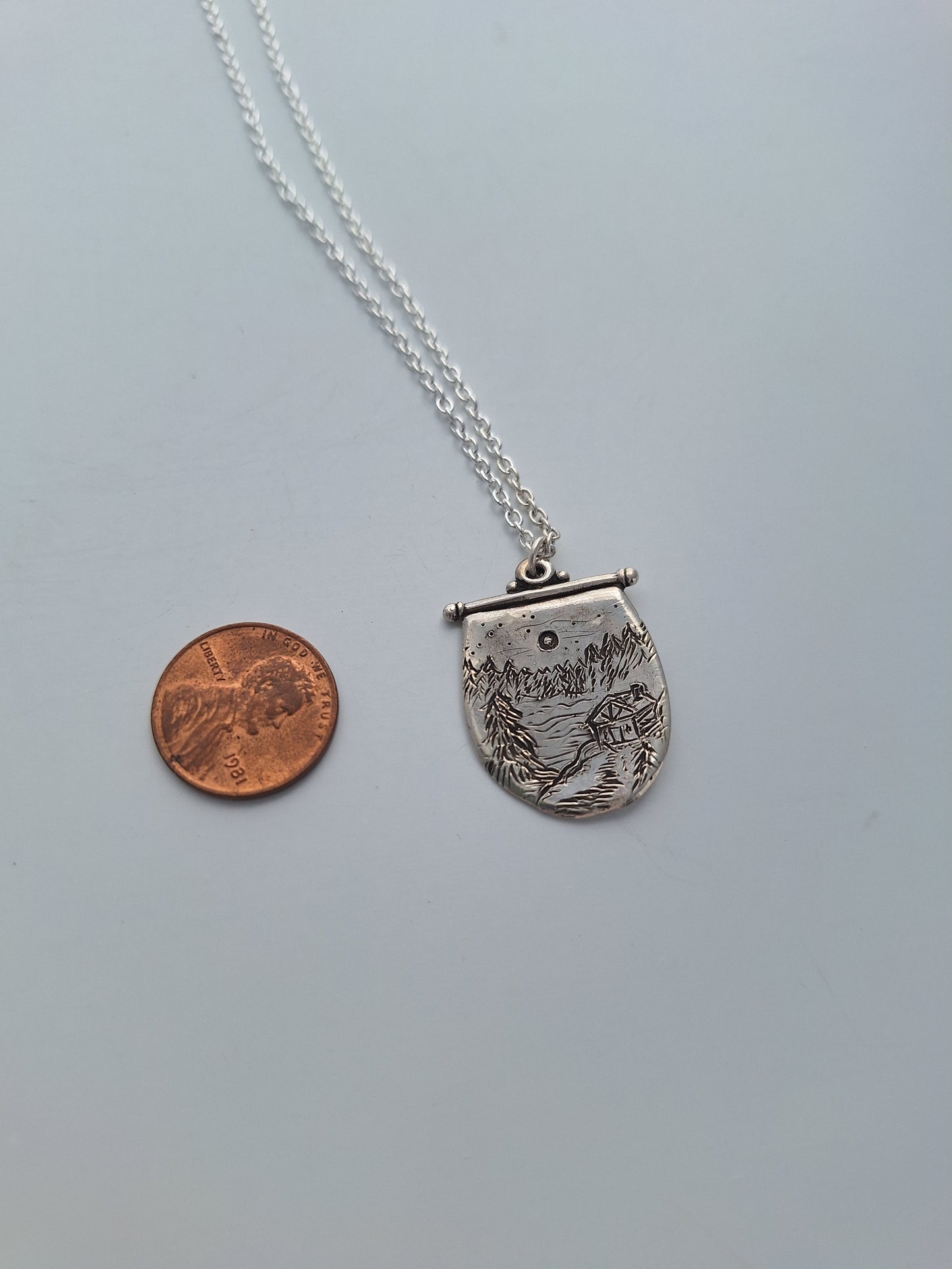 Mountain Cabin Necklace