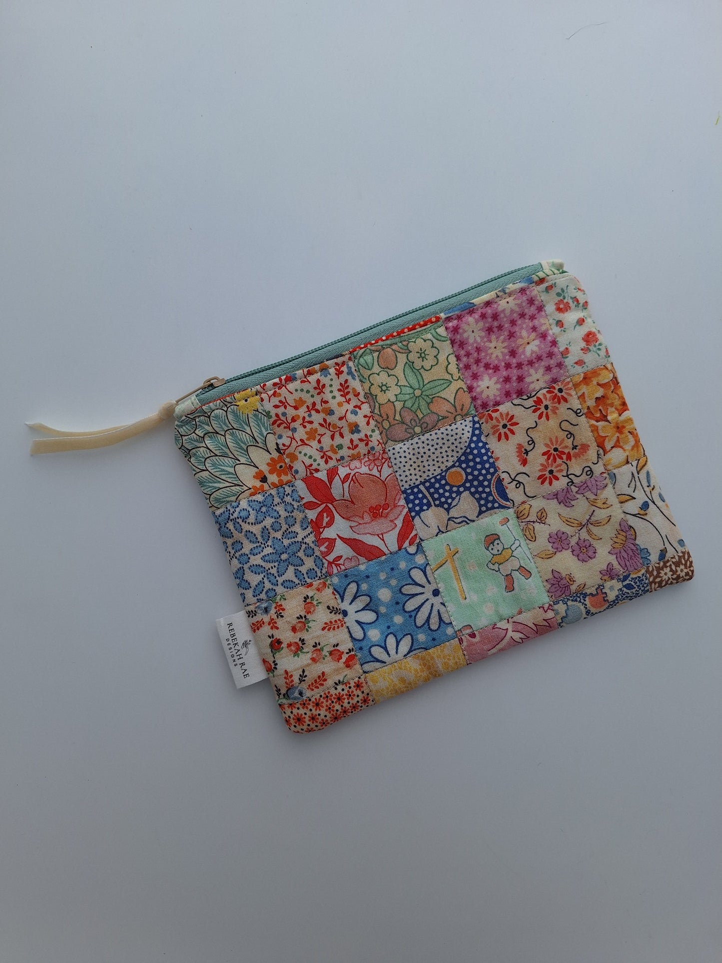 Heirloom Patchwork Zipper Pouch