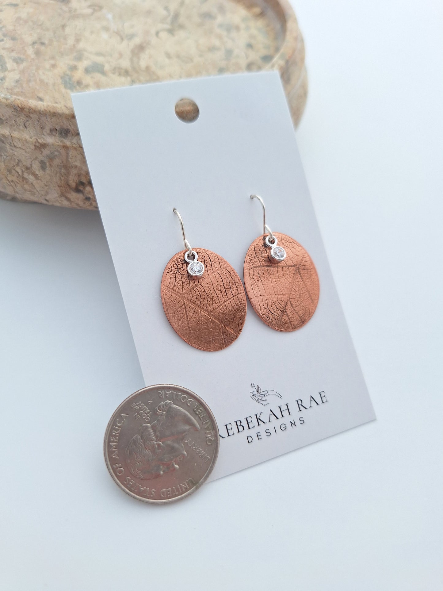Pressed Leaf Earrings