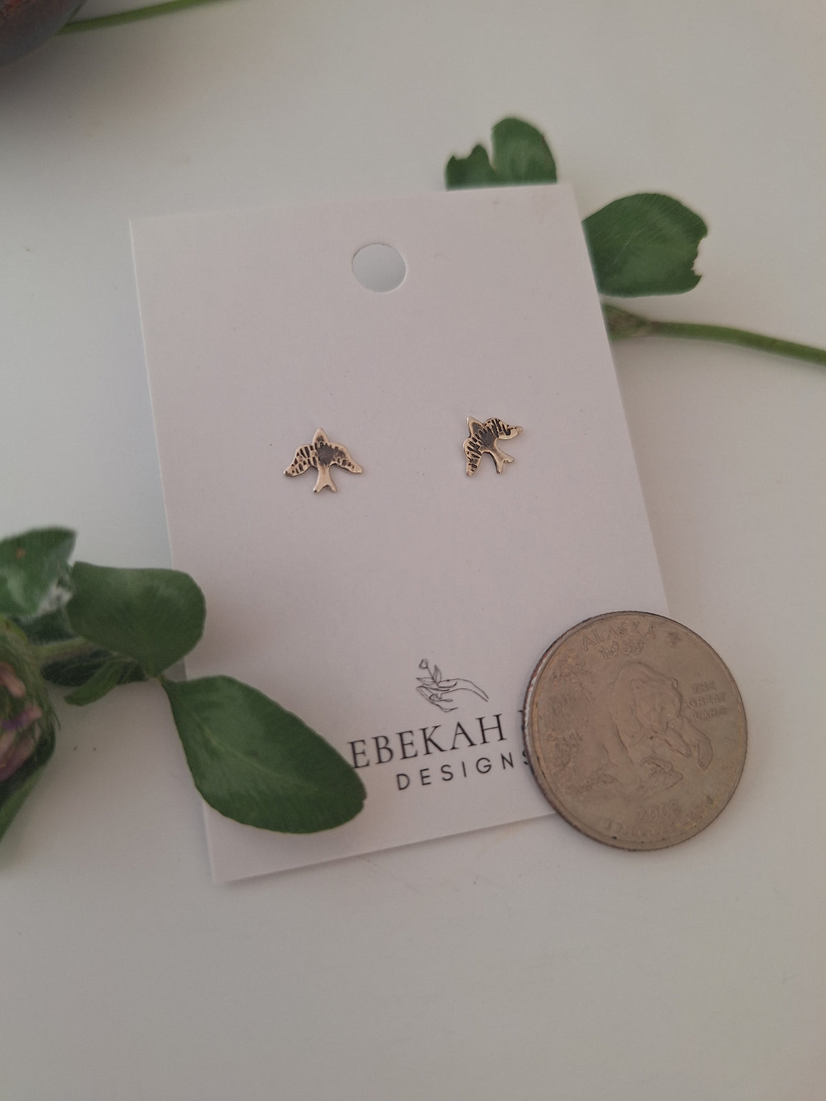 Sparrow Post Earrings - sterling