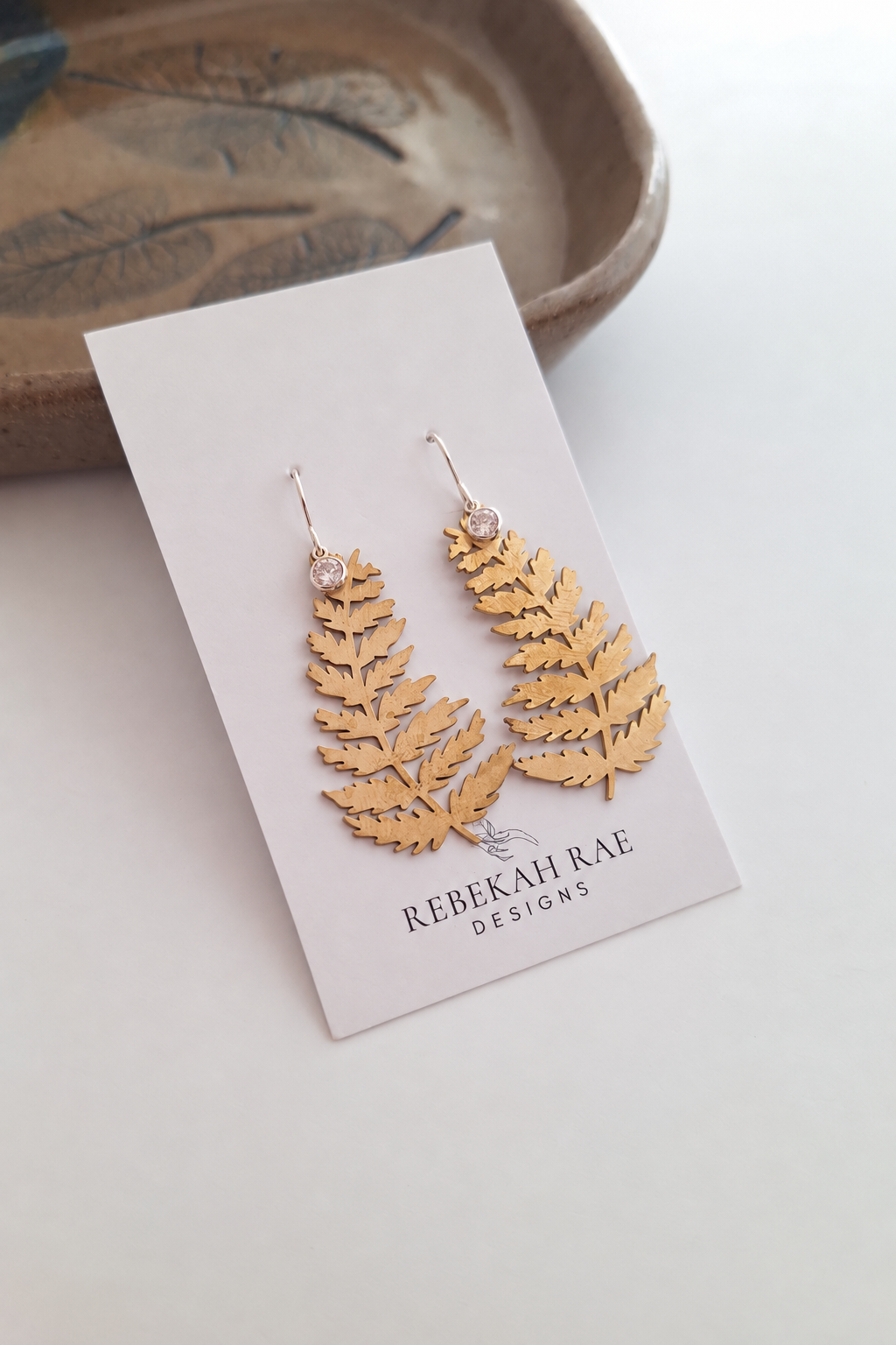 Sunrise Fern Earrings