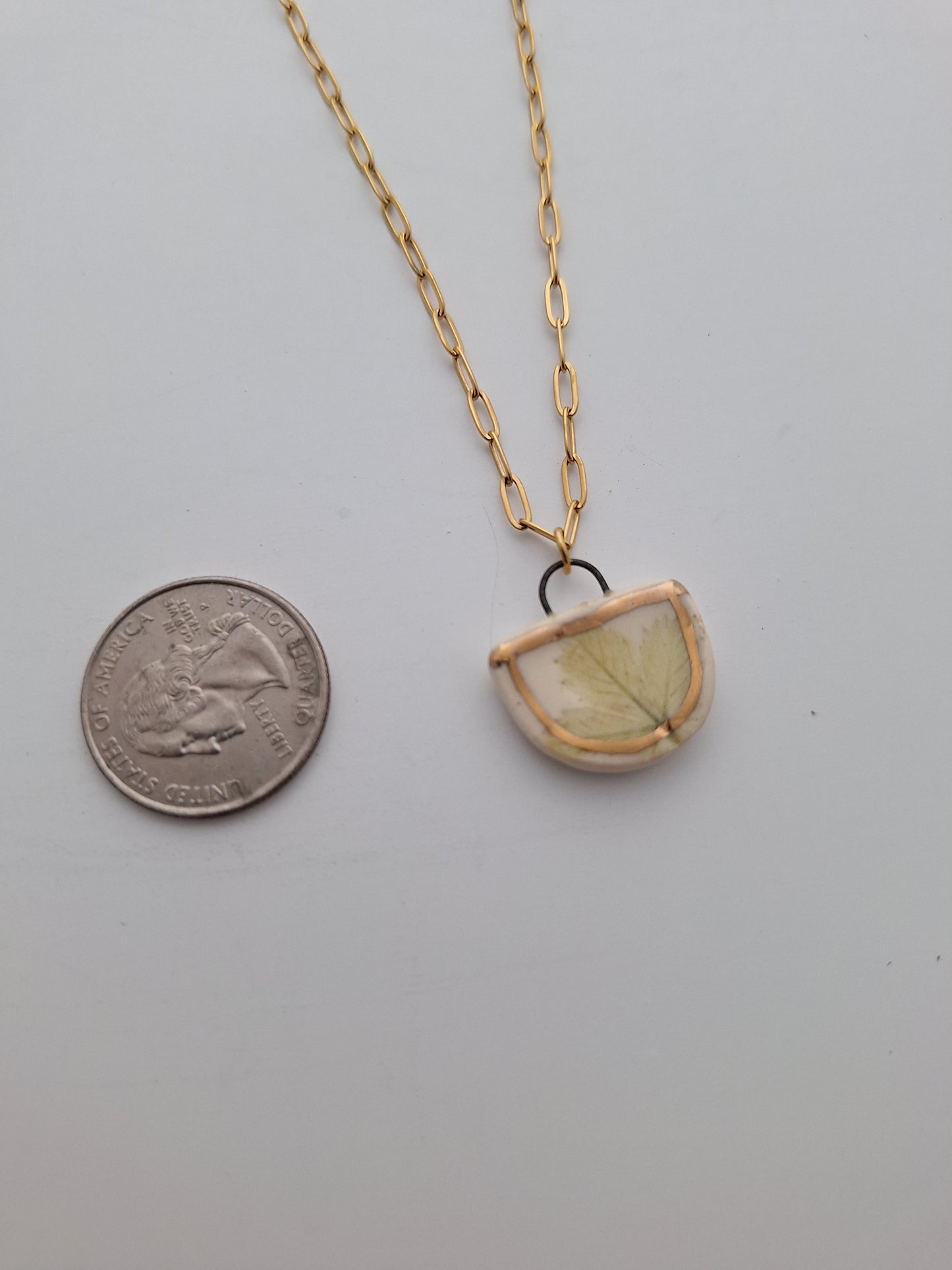 Little Wild Strawberry Ceramic Necklace