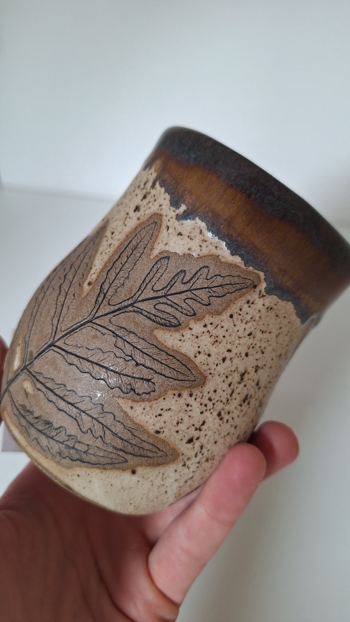 Sensitive Fern Mug - Botanical Imprint