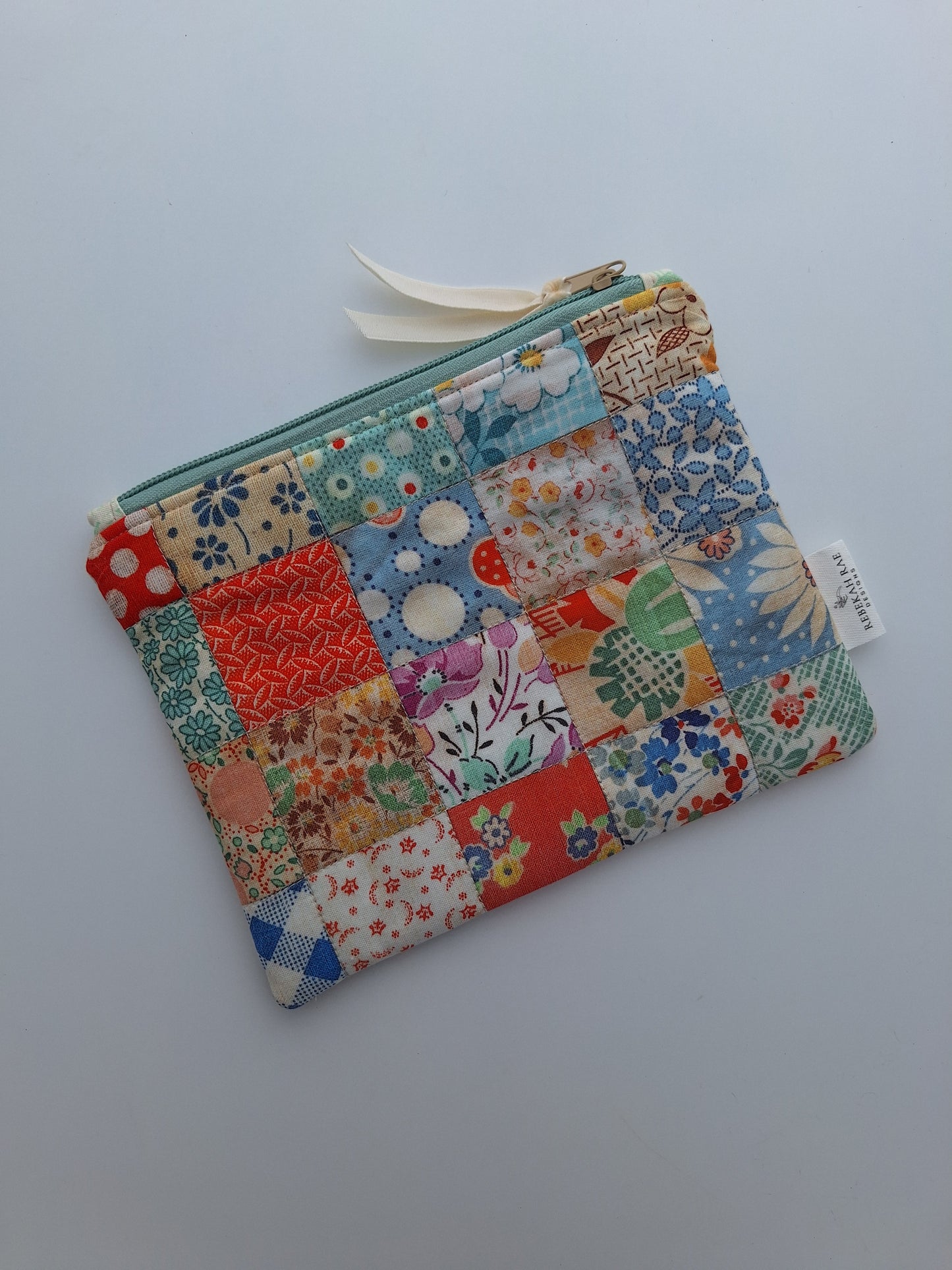 Heirloom Patchwork Zipper Pouch