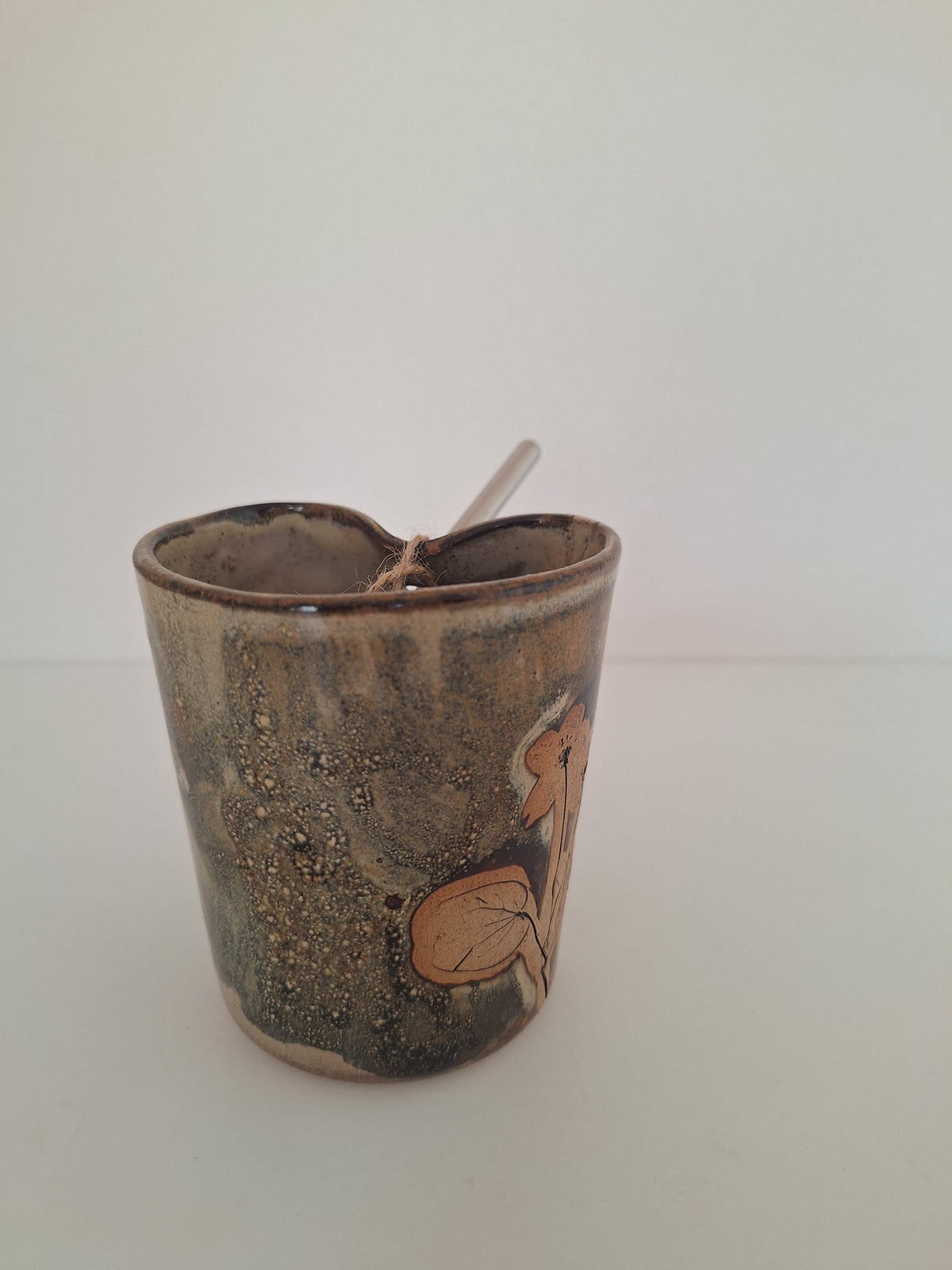 Cocktail Sipper - Botanical Imprint, rue anemone - straw included