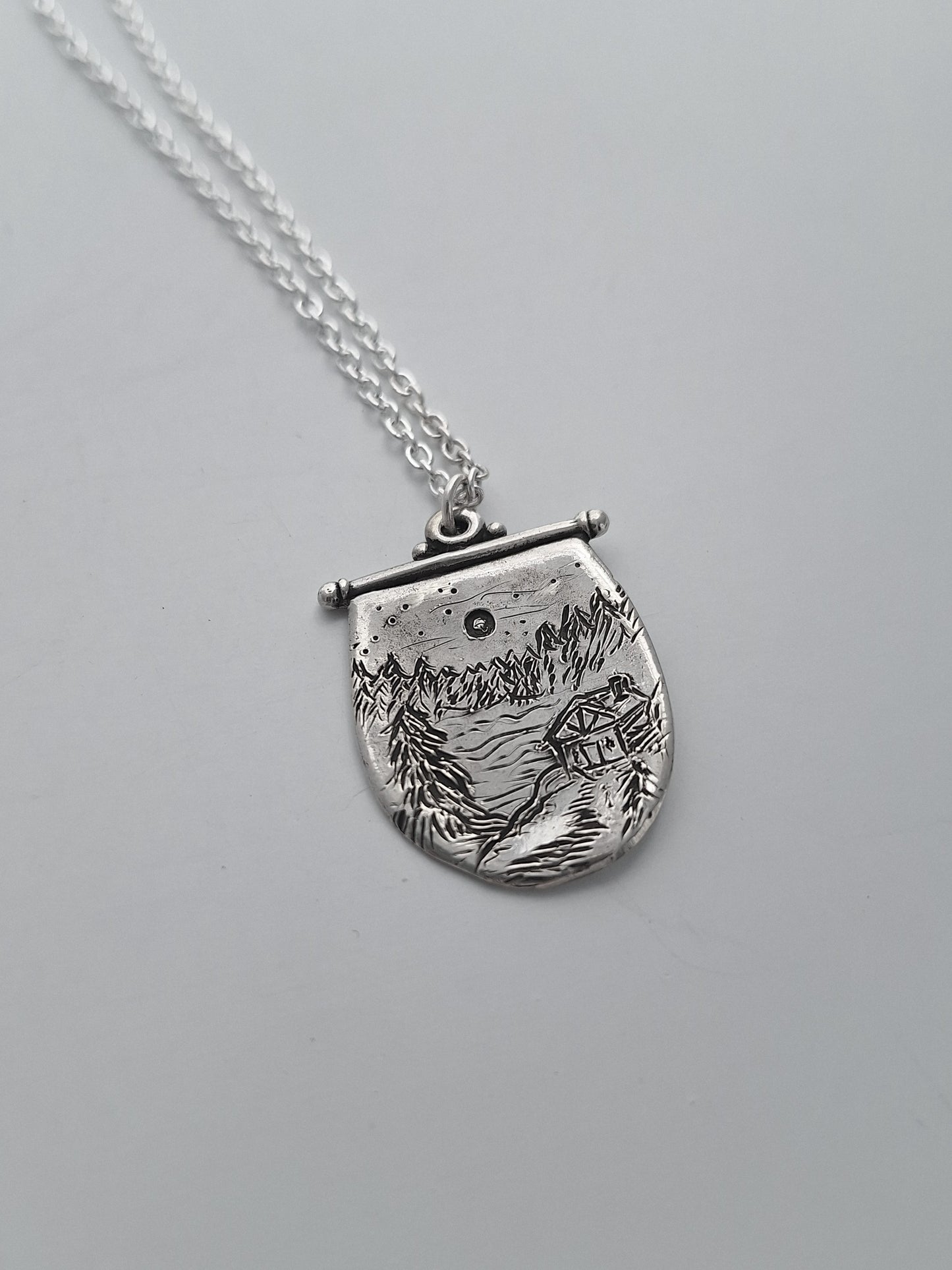 Mountain Cabin Necklace