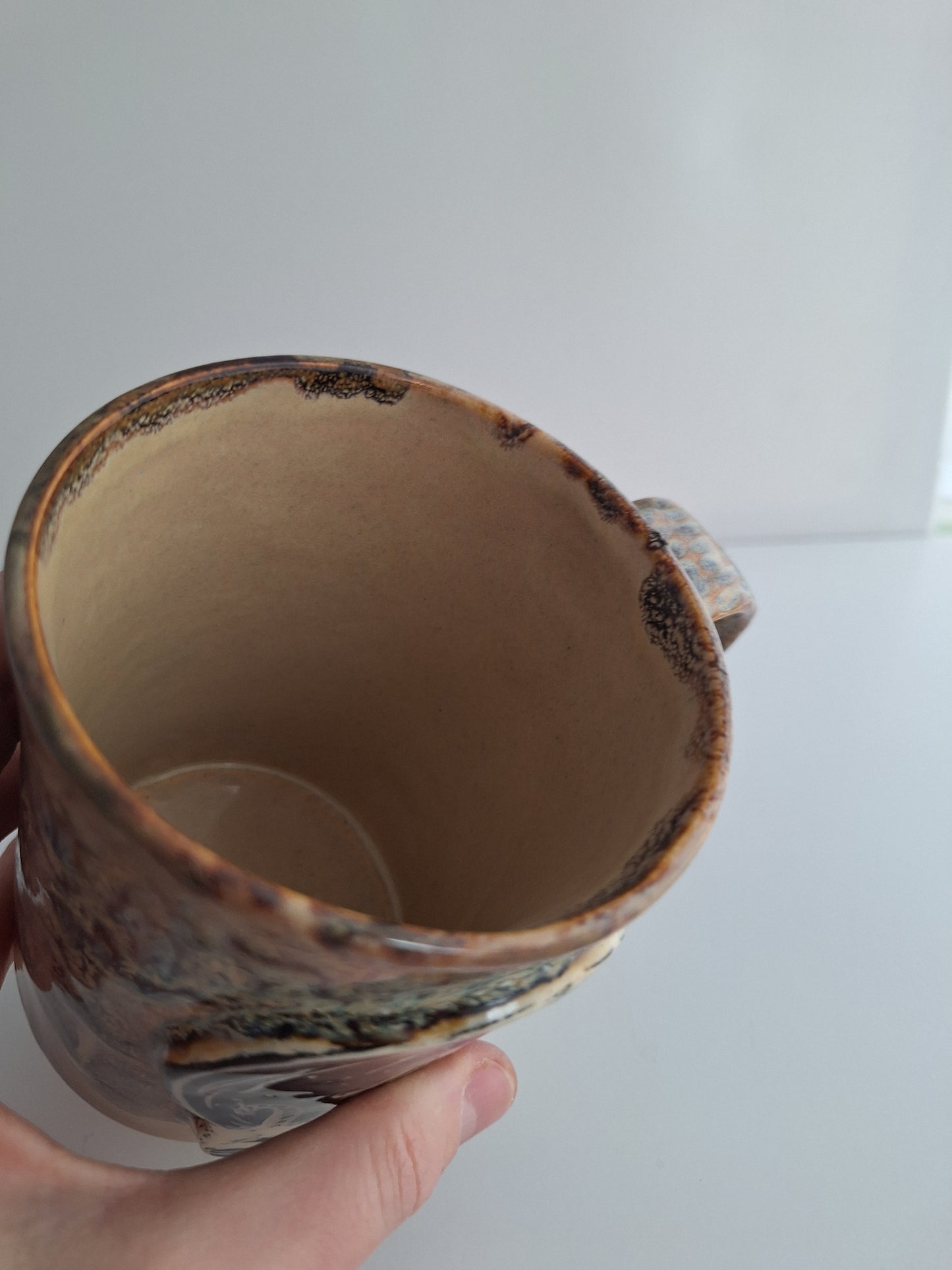 Hand-carved Snowglobe Mug