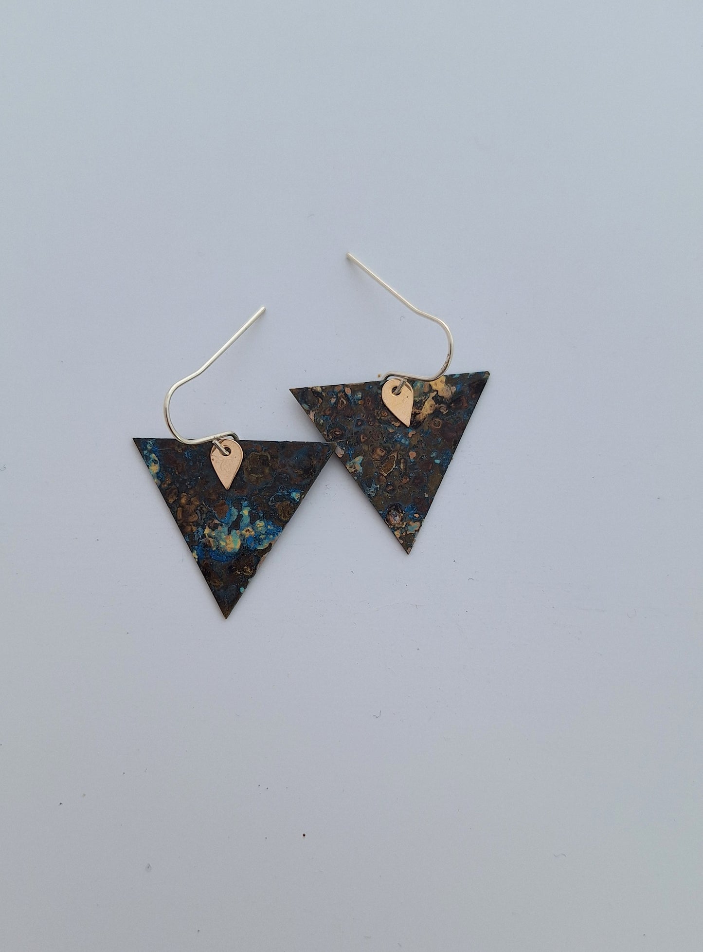 Trailhead Earrings with Gold