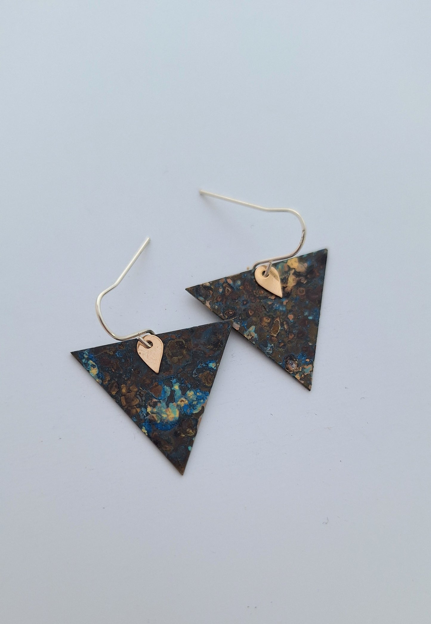 Trailhead Earrings with Gold