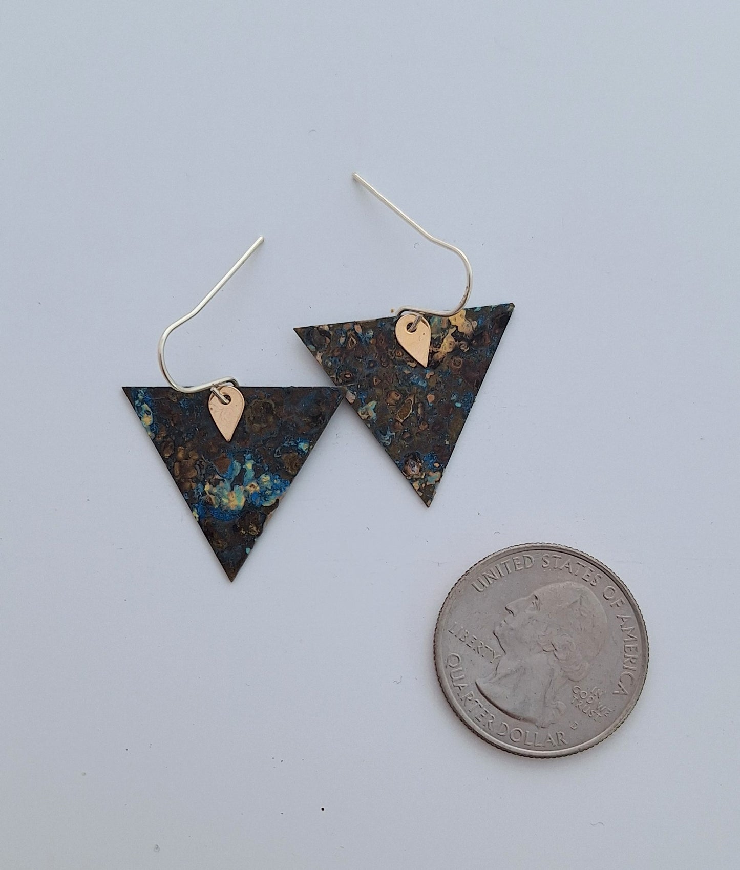 Trailhead Earrings with Gold