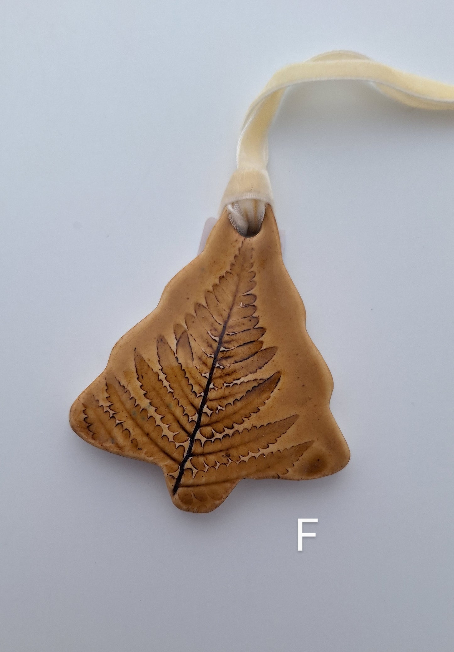 Fern Tree Ornaments - Amber