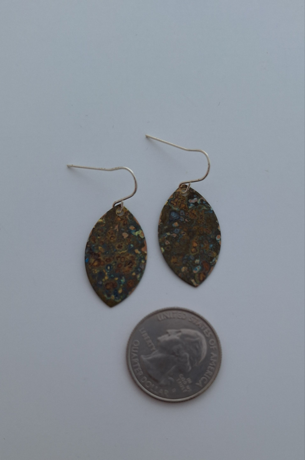 Patina Brass Earrings