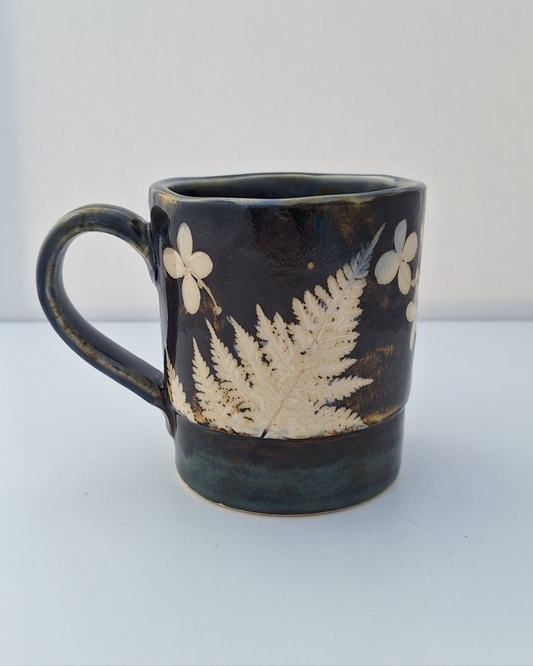 Hydrangea & Fern Mug