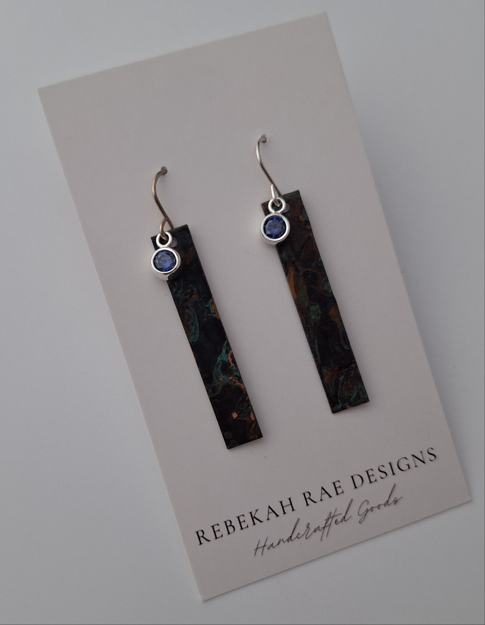 Patina Bar Earrings