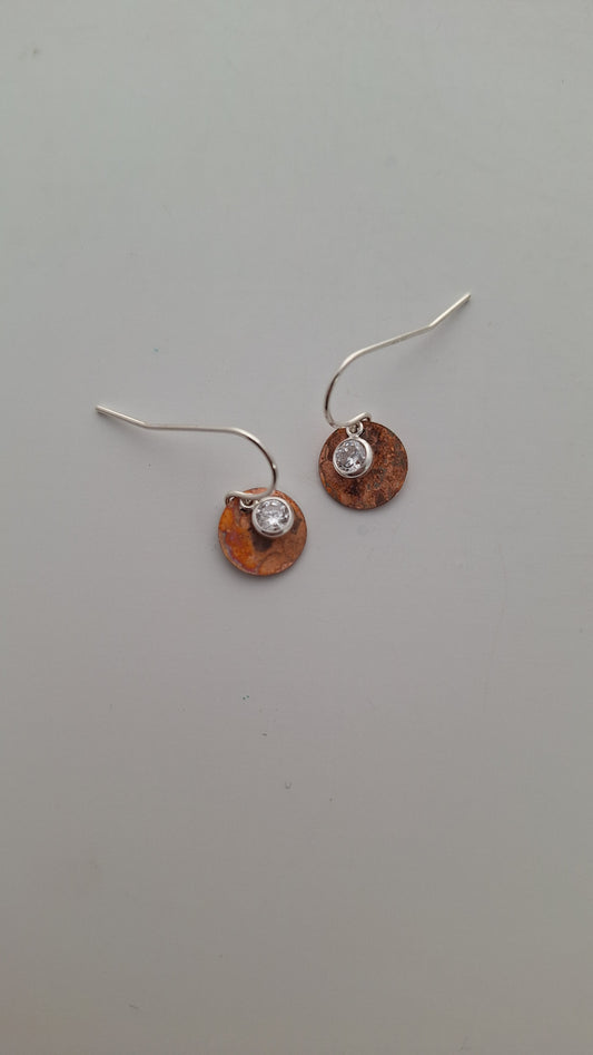 Tiny Moonbeam Earrings