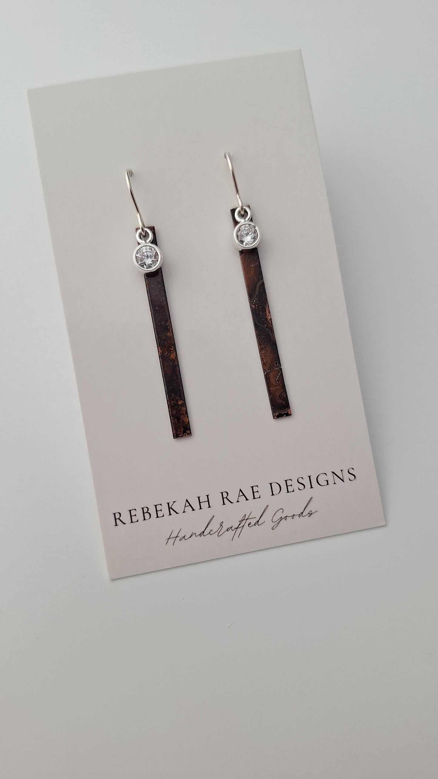 Patina Bar Earrings