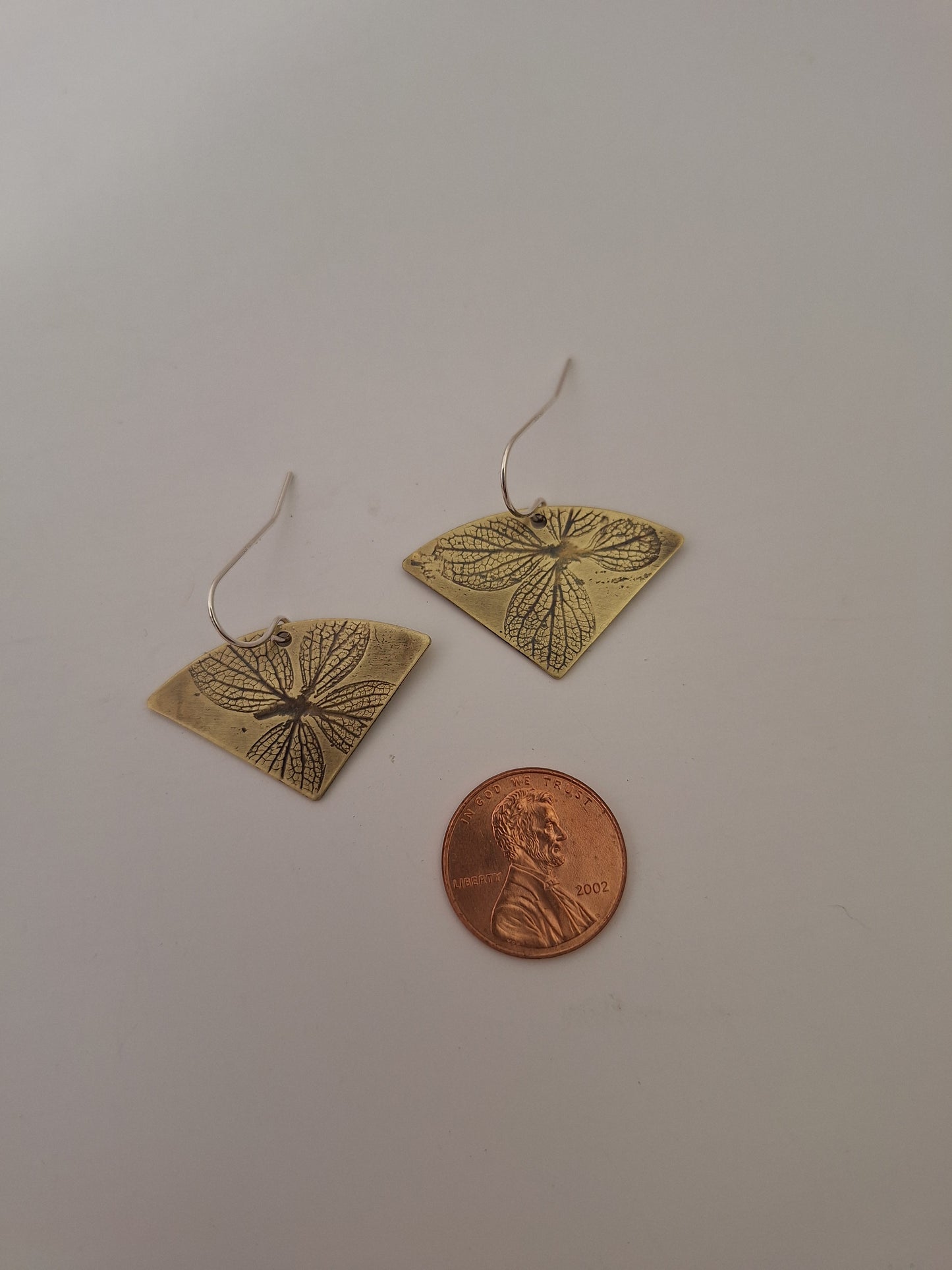 Pressed Hydrangea Earrings