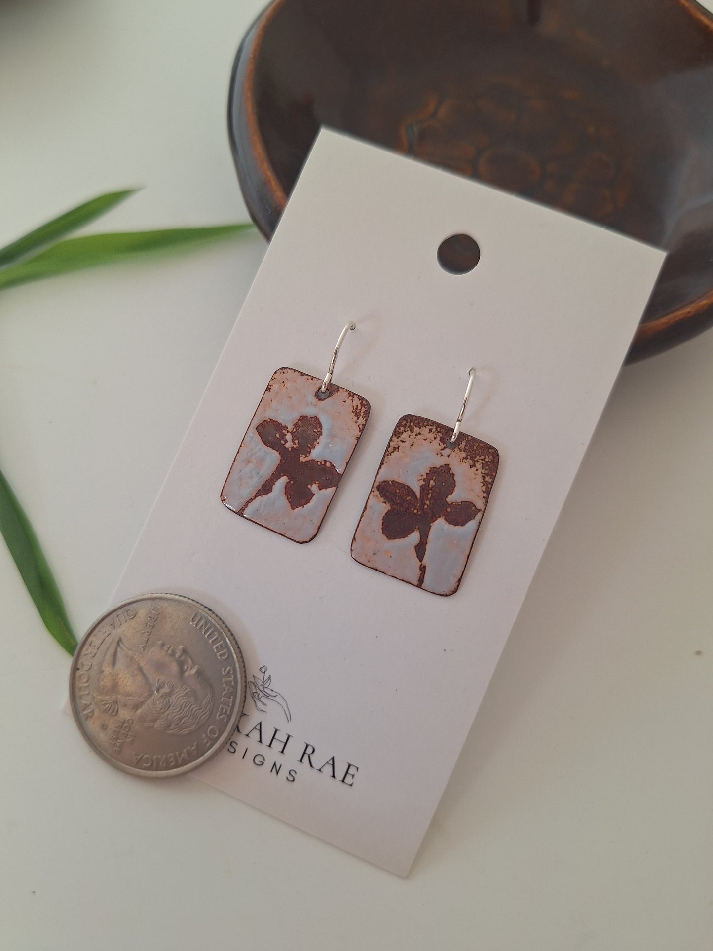 Copper Flora Earrings