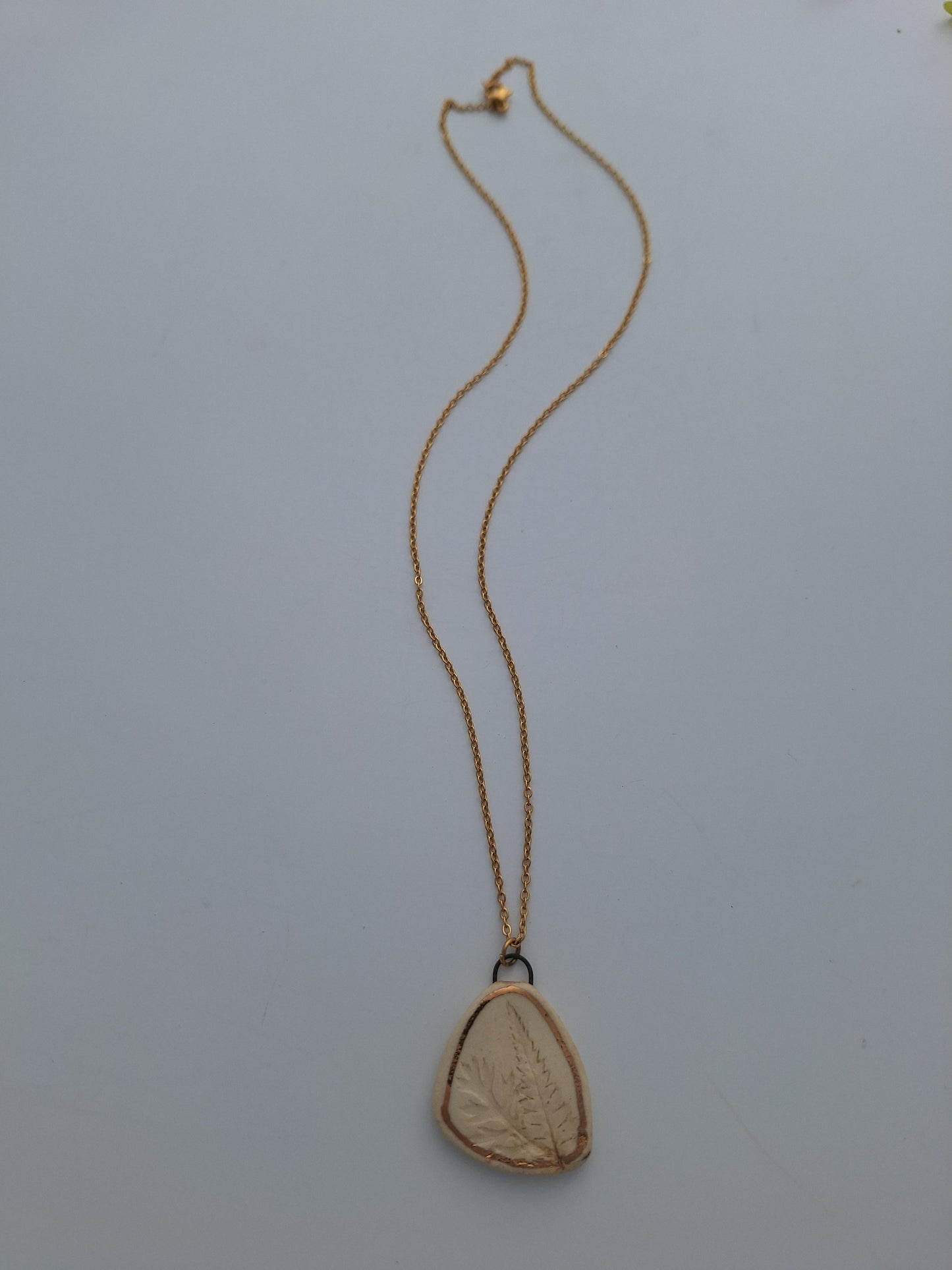 Fern & Flora Ceramic Necklace