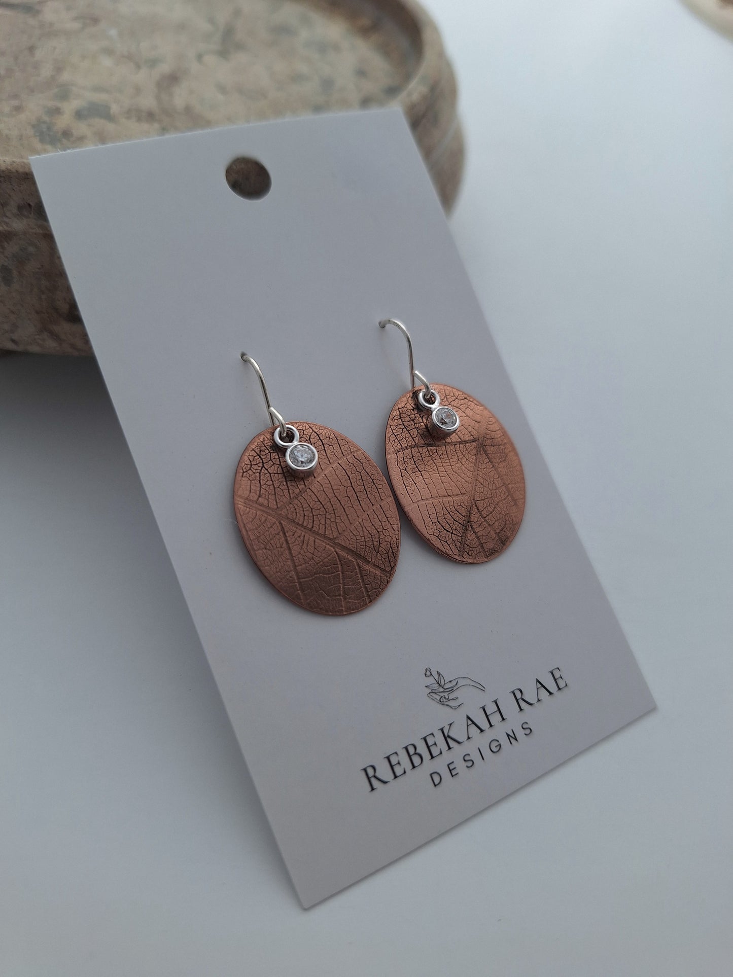 Pressed Leaf Earrings