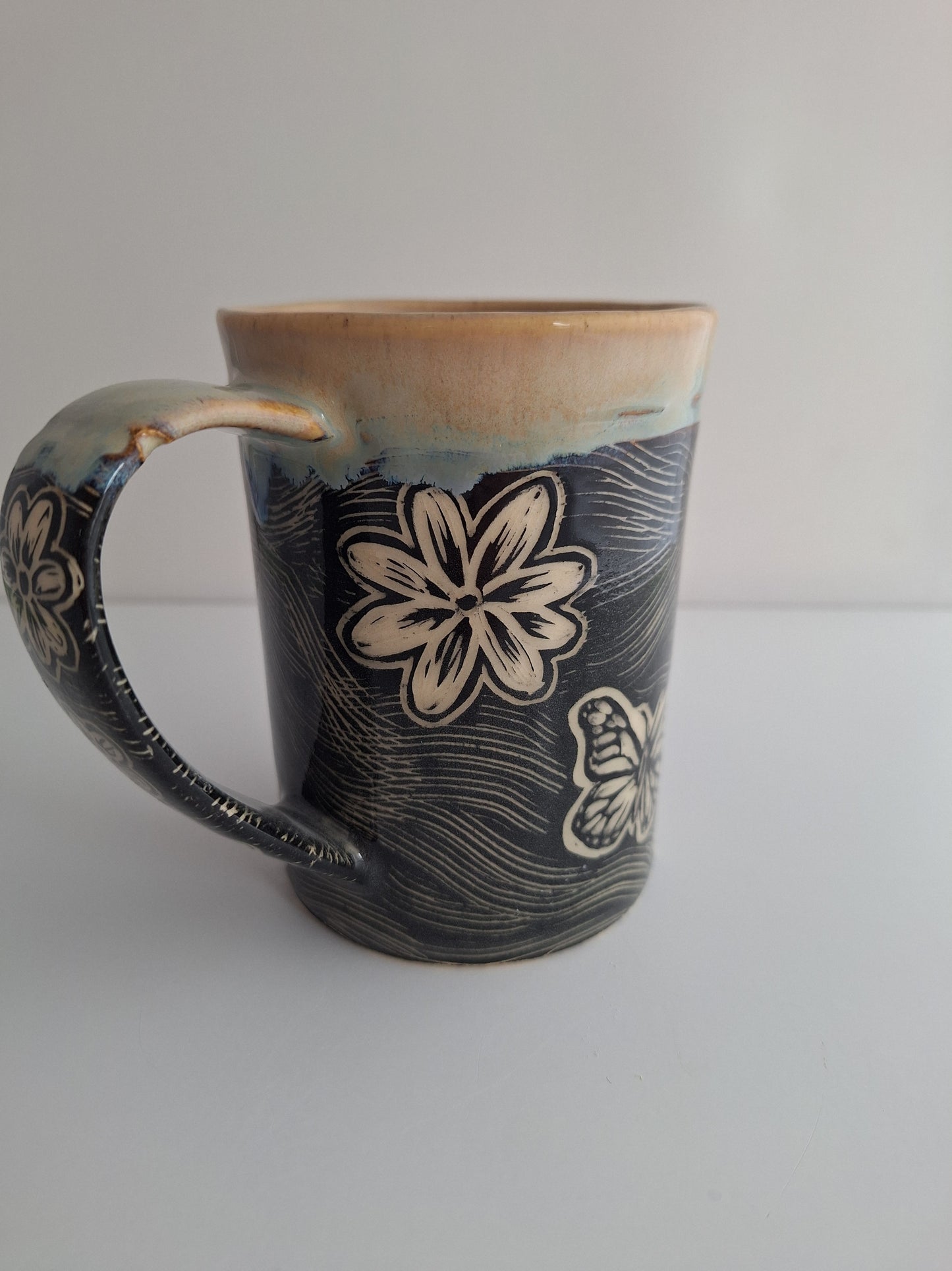Hand-carved Growth Mug