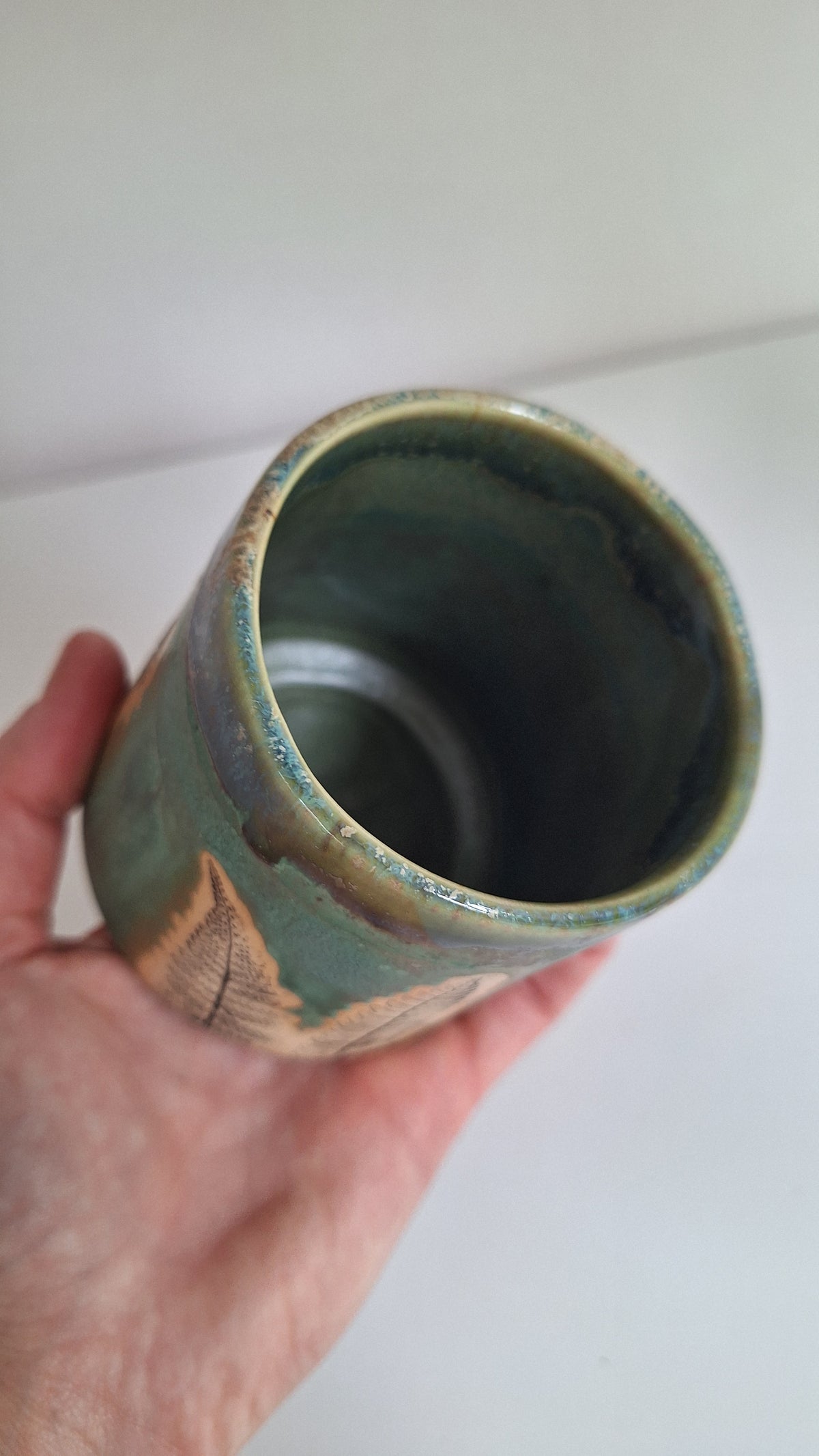Fern Tumbler - Botanical imprint