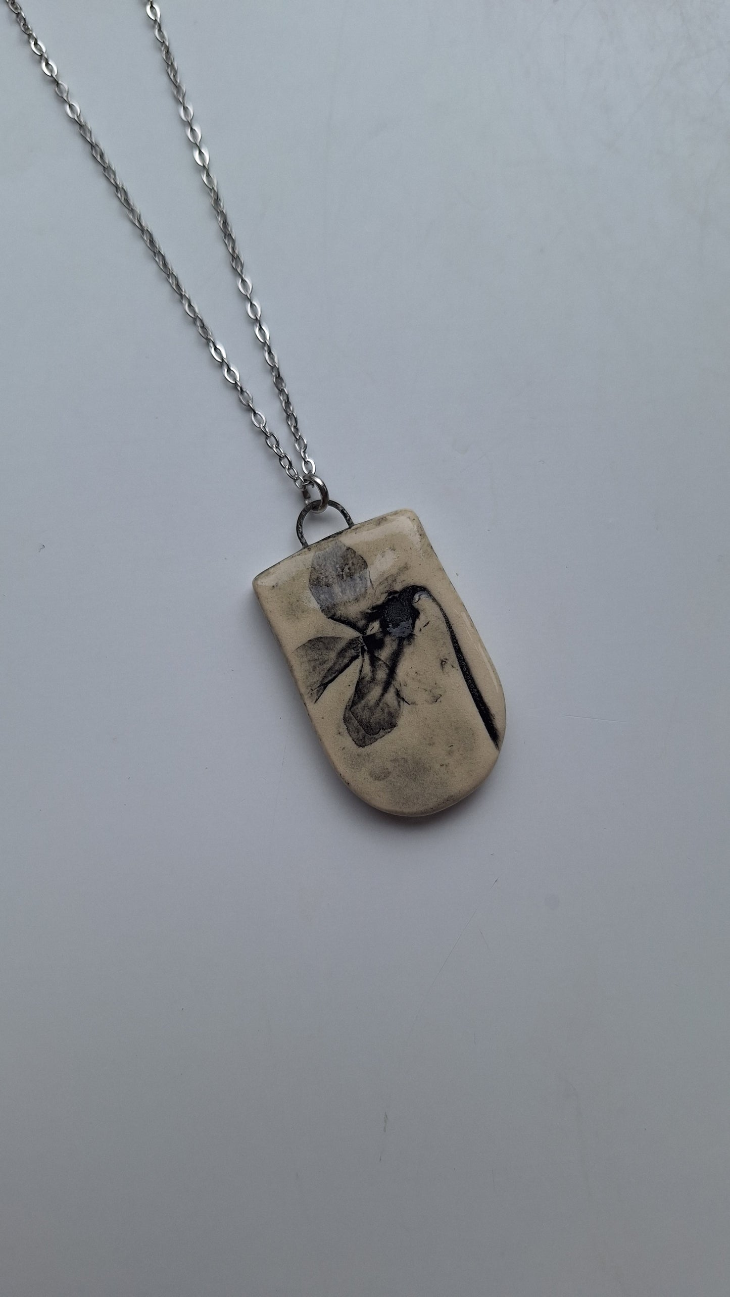 Wild Violet Ceramic Necklace