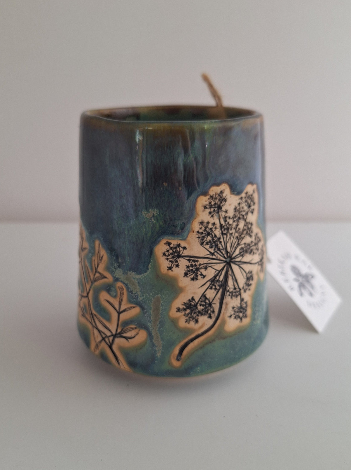 Queen Anne's Lace Tumbler - Botanical imprint