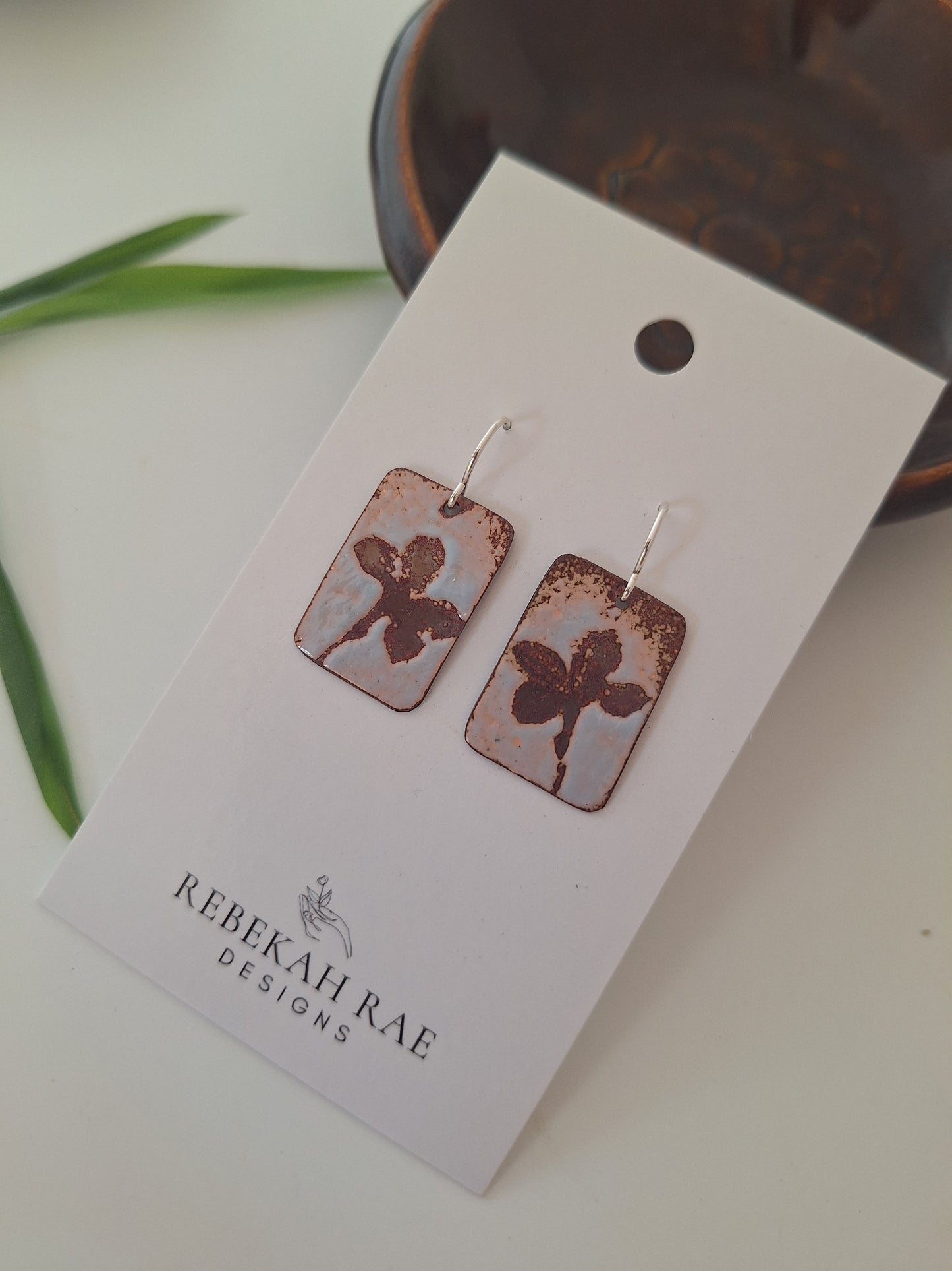 Copper Flora Earrings