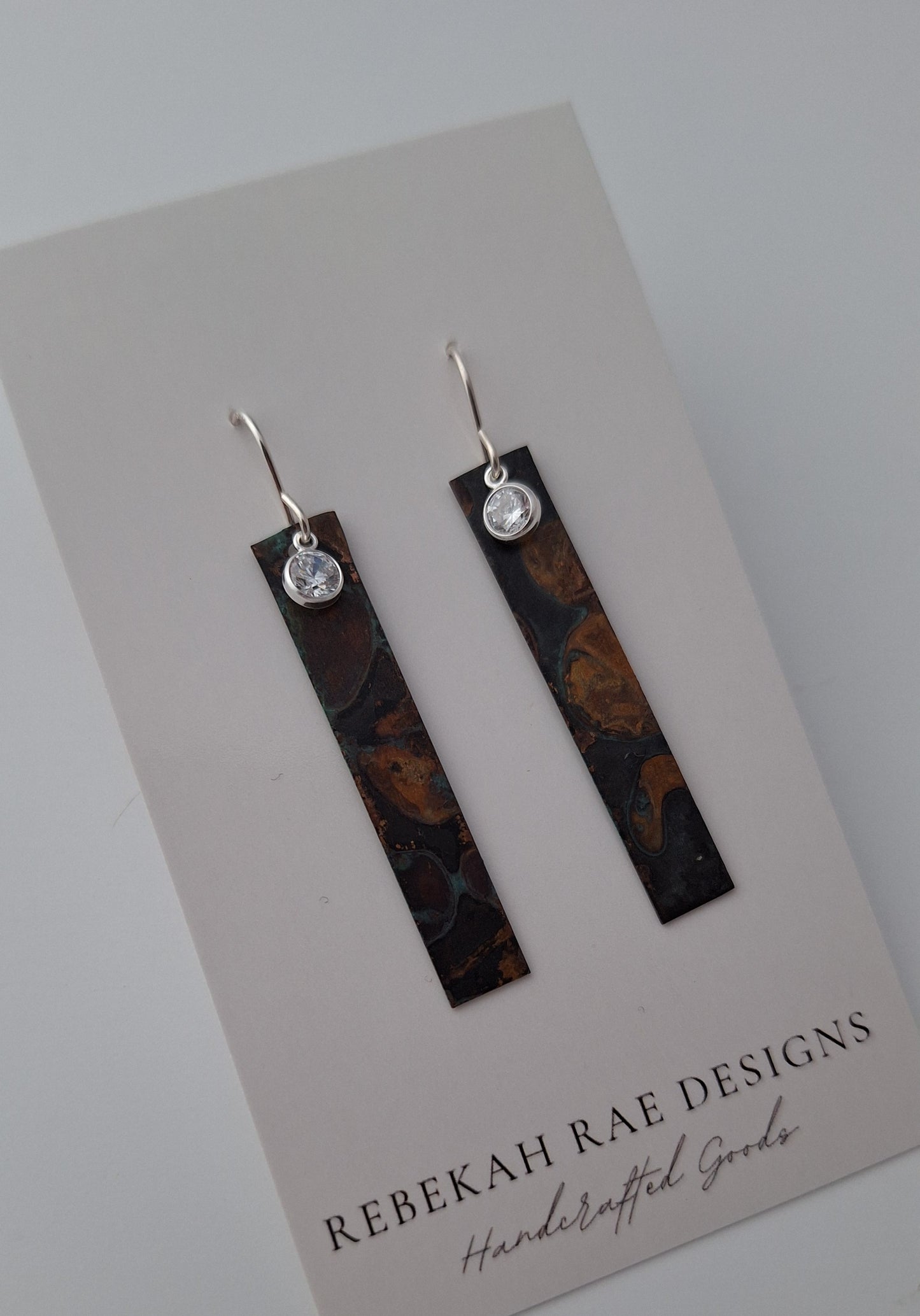 Patina Bar Earrings