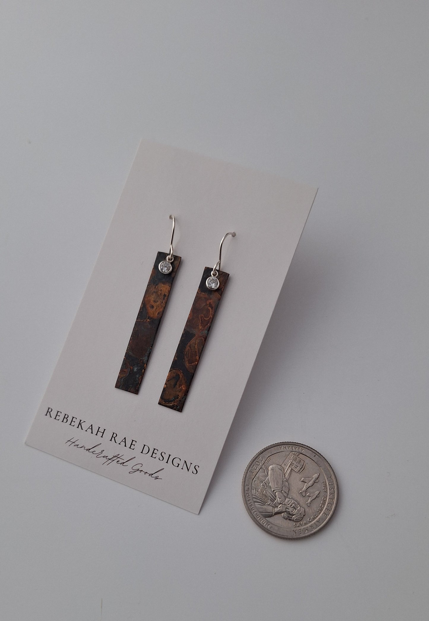 Patina Bar Earrings