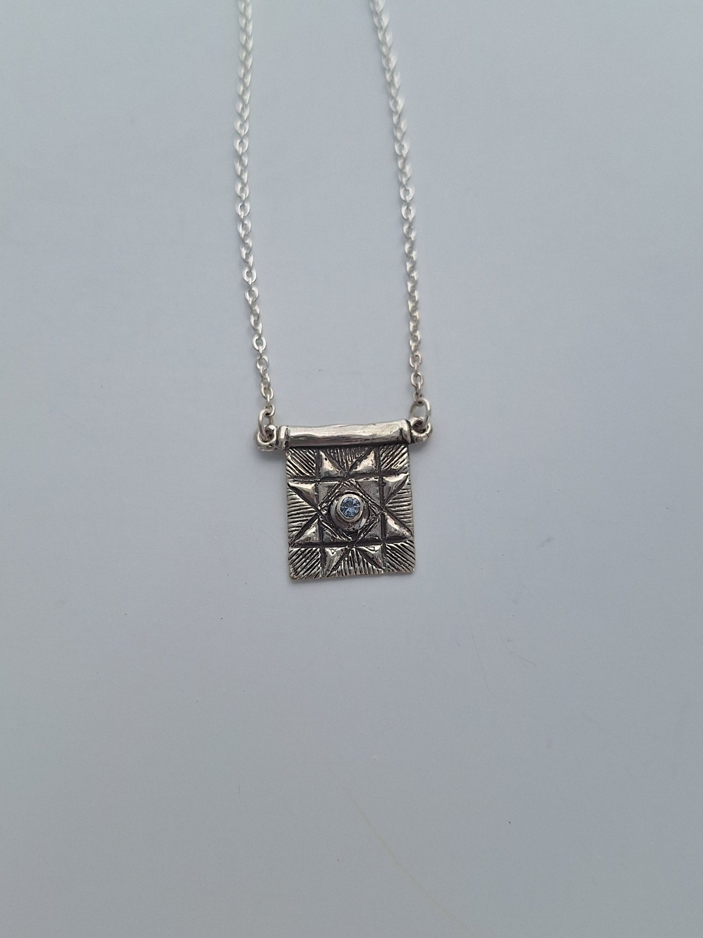 Sawtooth Star Necklace