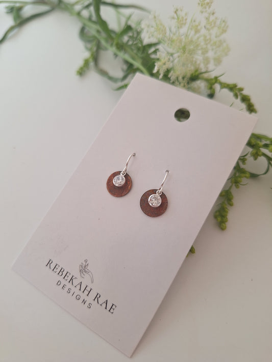 Tiny Moonbeam Earrings