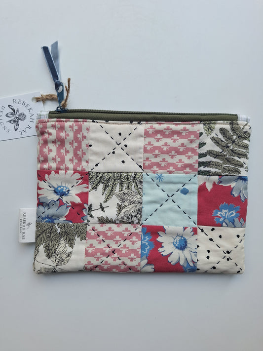 Heirloom Patchwork Zipper Pouch