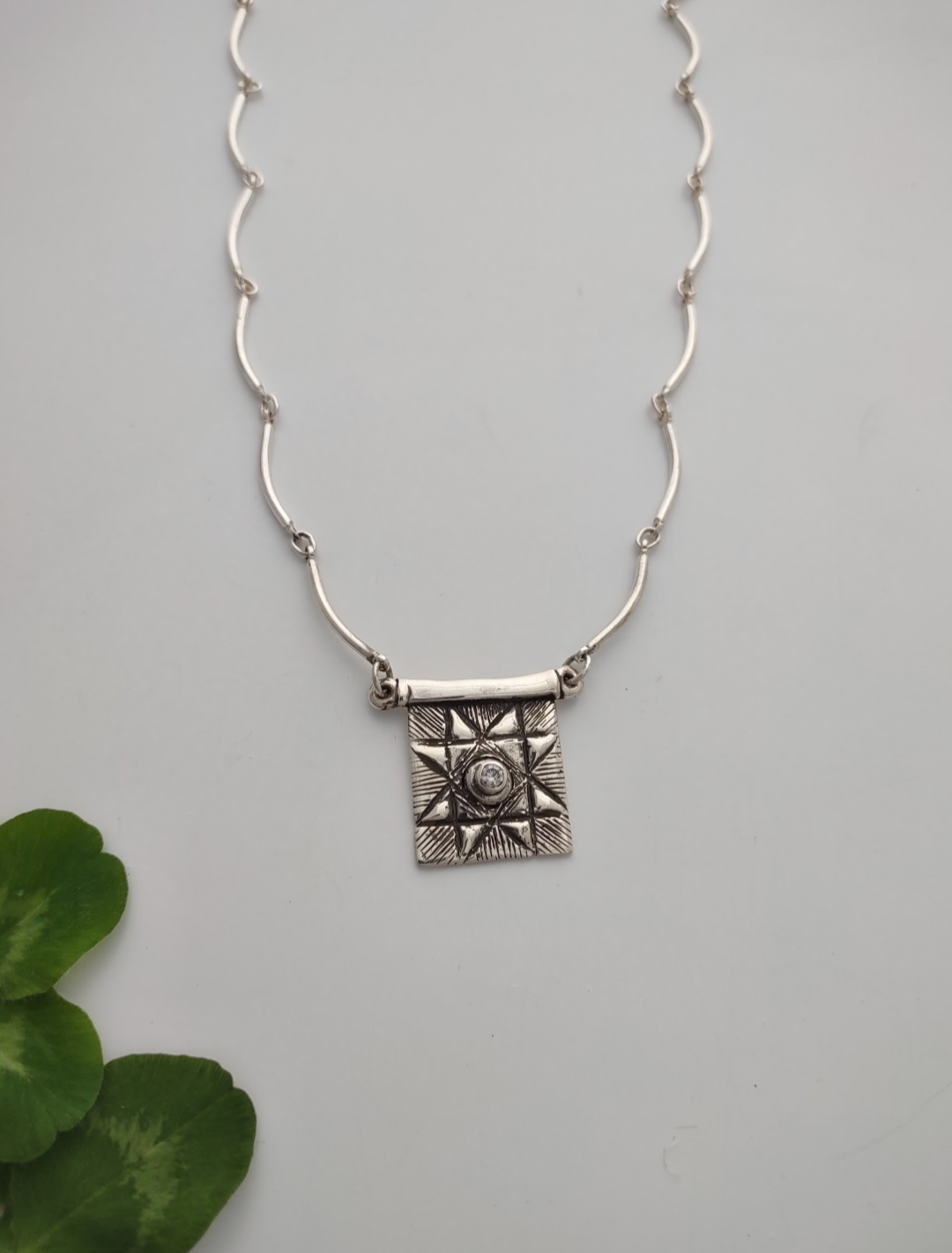 Sawtooth Star Necklace