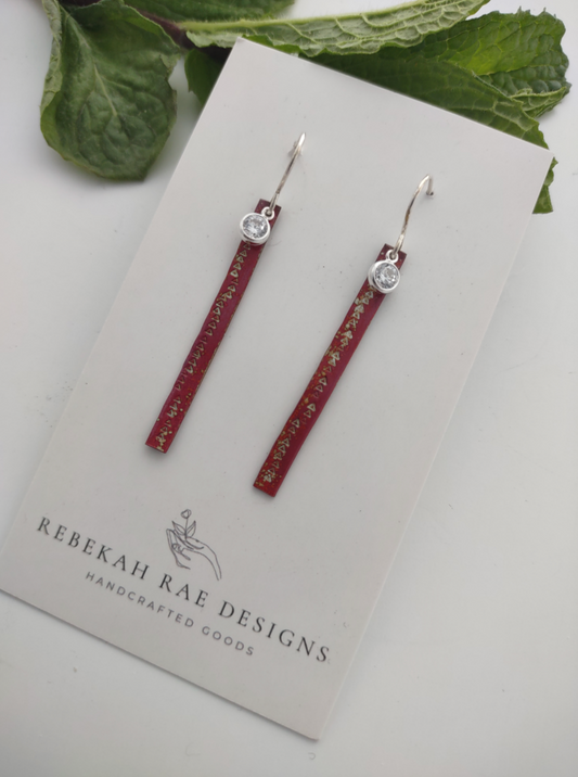 Crimson Earrings