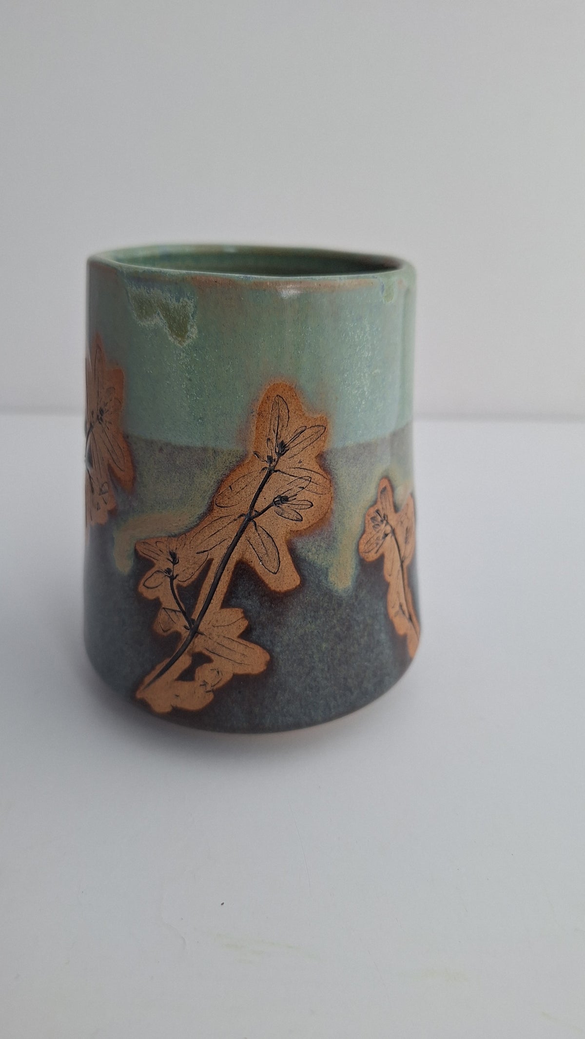 Spurge Weed Tumbler - Botanical imprint